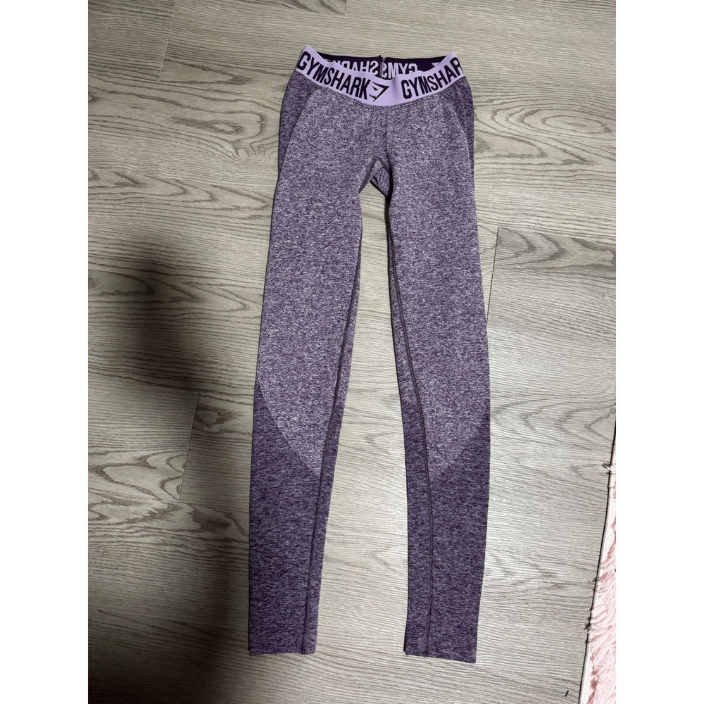 Gymshark Vital Seamless Leggings Purple Marl‎ Ombre Workout Fitness Women XS